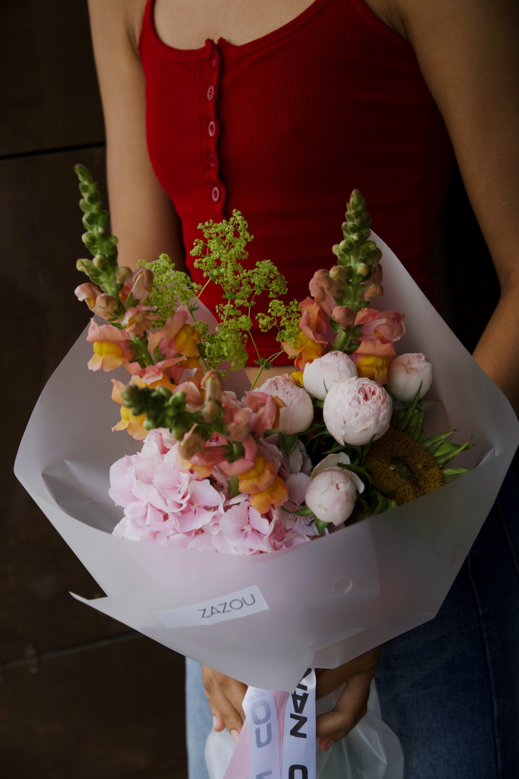 Заказать букет с гортензией Pastel Garden в Минске ZAZOU